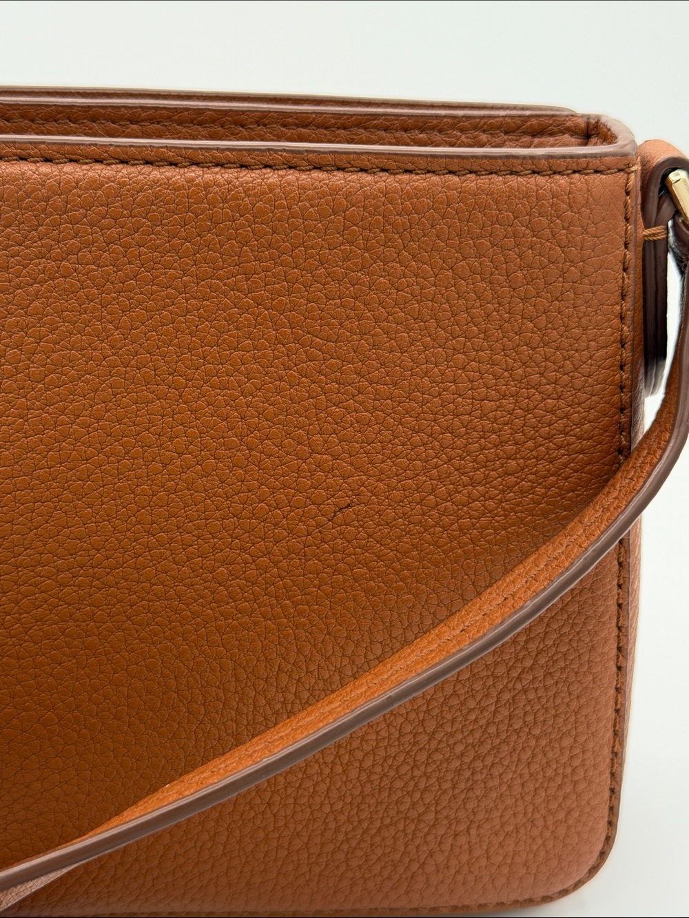 Kate Spade Brown Pebbled Leather Tassel Crossbody Bag - Picture 4 of 8